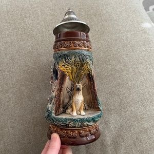 King Werk beer stein